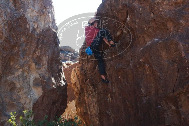 Bouldering in Hueco Tanks on 02/08/2020 with Blue Lizard Climbing and Yoga

Filename: SRM_20200208_1253320.jpg
Aperture: f/6.3
Shutter Speed: 1/250
Body: Canon EOS-1D Mark II
Lens: Canon EF 50mm f/1.8 II