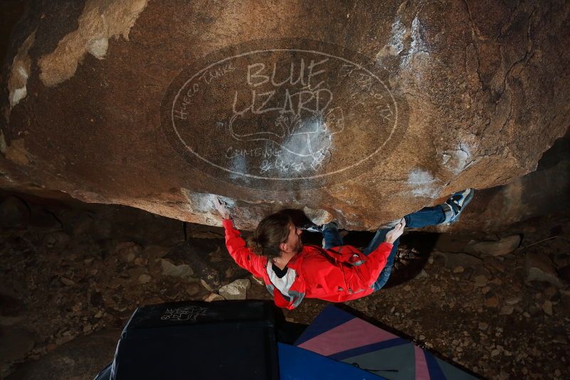 Bouldering in Hueco Tanks on 02/08/2020 with Blue Lizard Climbing and Yoga

Filename: SRM_20200208_1419390.jpg
Aperture: f/5.6
Shutter Speed: 1/250
Body: Canon EOS-1D Mark II
Lens: Canon EF 16-35mm f/2.8 L