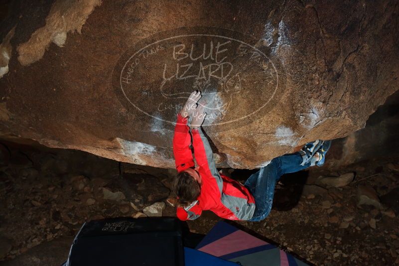 Bouldering in Hueco Tanks on 02/08/2020 with Blue Lizard Climbing and Yoga

Filename: SRM_20200208_1419450.jpg
Aperture: f/5.6
Shutter Speed: 1/250
Body: Canon EOS-1D Mark II
Lens: Canon EF 16-35mm f/2.8 L