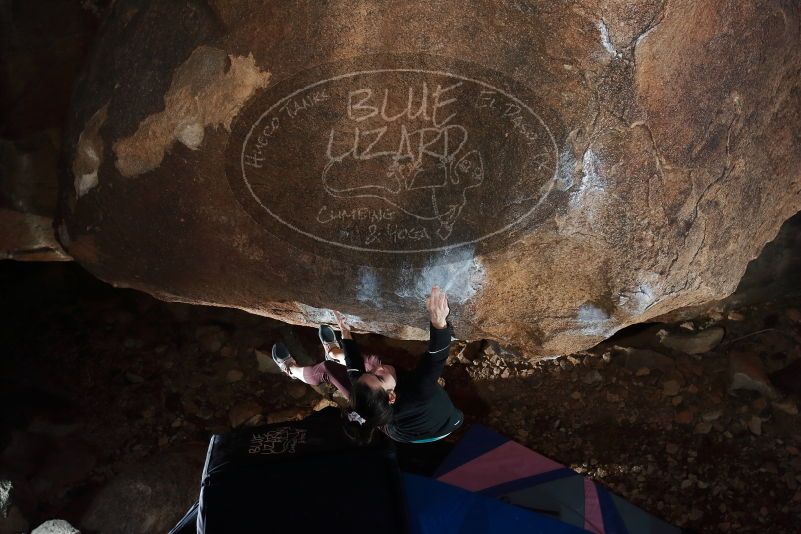 Bouldering in Hueco Tanks on 02/08/2020 with Blue Lizard Climbing and Yoga

Filename: SRM_20200208_1423230.jpg
Aperture: f/5.6
Shutter Speed: 1/250
Body: Canon EOS-1D Mark II
Lens: Canon EF 16-35mm f/2.8 L