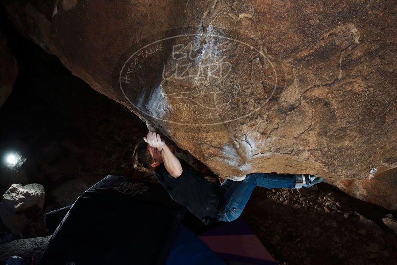 Bouldering in Hueco Tanks on 02/08/2020 with Blue Lizard Climbing and Yoga

Filename: SRM_20200208_1427070.jpg
Aperture: f/5.6
Shutter Speed: 1/250
Body: Canon EOS-1D Mark II
Lens: Canon EF 16-35mm f/2.8 L