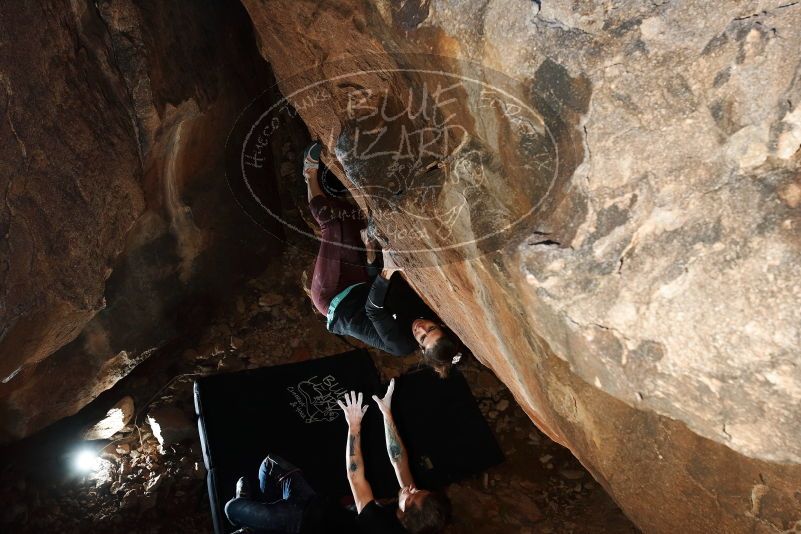 Bouldering in Hueco Tanks on 02/08/2020 with Blue Lizard Climbing and Yoga

Filename: SRM_20200208_1502100.jpg
Aperture: f/5.6
Shutter Speed: 1/250
Body: Canon EOS-1D Mark II
Lens: Canon EF 16-35mm f/2.8 L