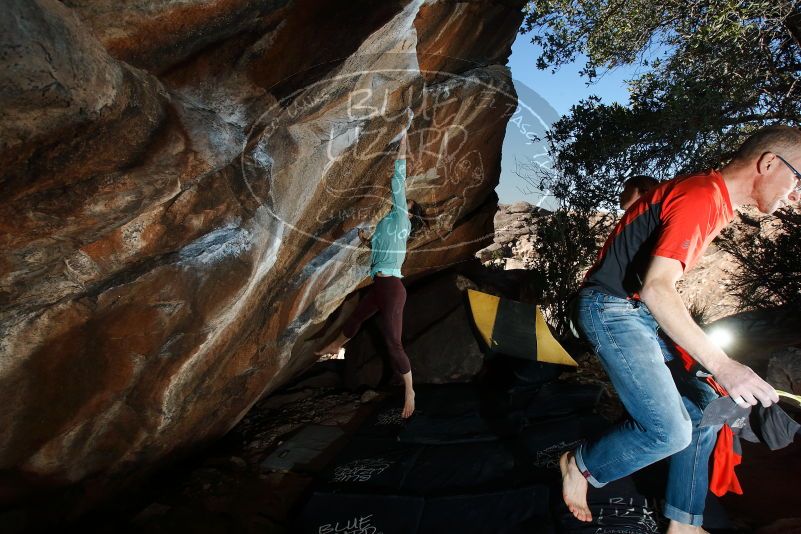 Bouldering in Hueco Tanks on 02/08/2020 with Blue Lizard Climbing and Yoga

Filename: SRM_20200208_1613460.jpg
Aperture: f/8.0
Shutter Speed: 1/250
Body: Canon EOS-1D Mark II
Lens: Canon EF 16-35mm f/2.8 L