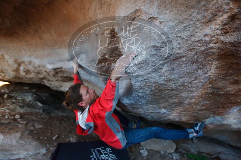 Bouldering in Hueco Tanks on 02/08/2020 with Blue Lizard Climbing and Yoga

Filename: SRM_20200208_1814511.jpg
Aperture: f/4.0
Shutter Speed: 1/250
Body: Canon EOS-1D Mark II
Lens: Canon EF 16-35mm f/2.8 L