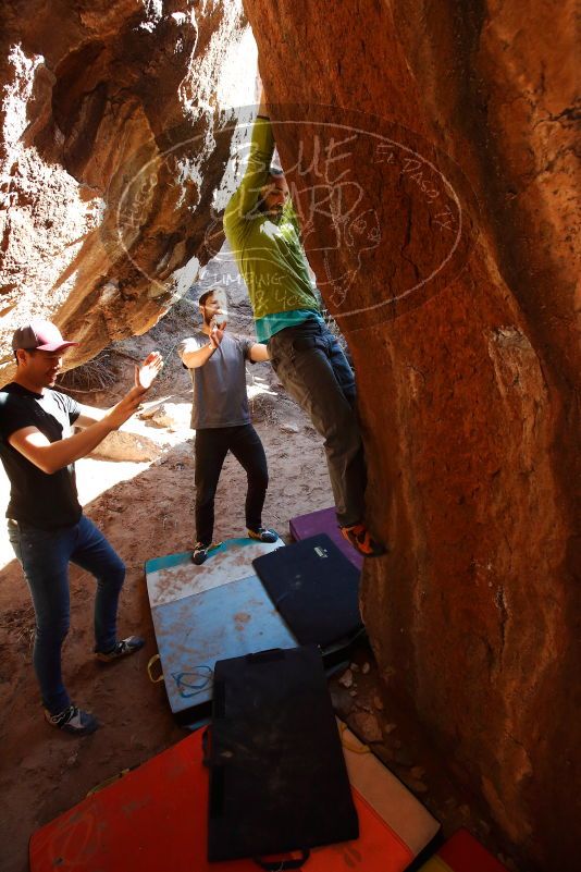 Bouldering in Hueco Tanks on 02/14/2020 with Blue Lizard Climbing and Yoga

Filename: SRM_20200214_1155090.jpg
Aperture: f/5.6
Shutter Speed: 1/250
Body: Canon EOS-1D Mark II
Lens: Canon EF 16-35mm f/2.8 L