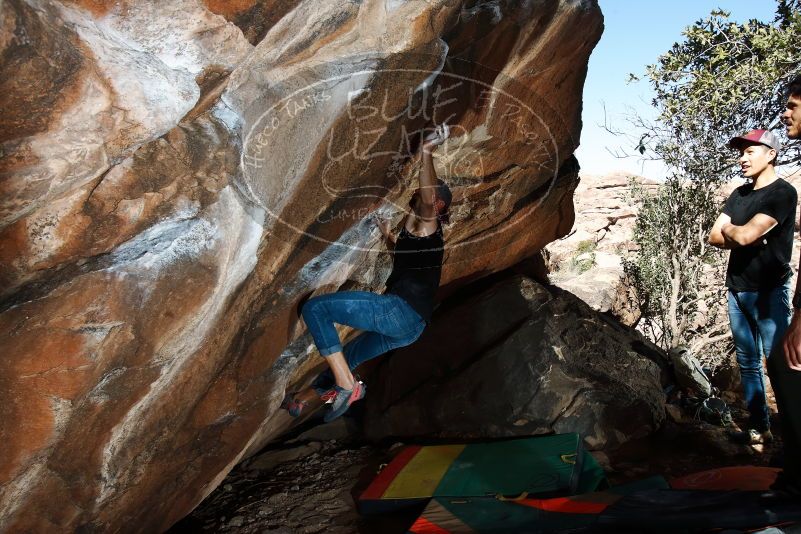 Bouldering in Hueco Tanks on 02/14/2020 with Blue Lizard Climbing and Yoga

Filename: SRM_20200214_1218280.jpg
Aperture: f/8.0
Shutter Speed: 1/250
Body: Canon EOS-1D Mark II
Lens: Canon EF 16-35mm f/2.8 L