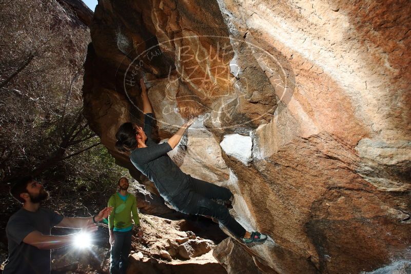 Bouldering in Hueco Tanks on 02/14/2020 with Blue Lizard Climbing and Yoga

Filename: SRM_20200214_1305230.jpg
Aperture: f/8.0
Shutter Speed: 1/250
Body: Canon EOS-1D Mark II
Lens: Canon EF 16-35mm f/2.8 L