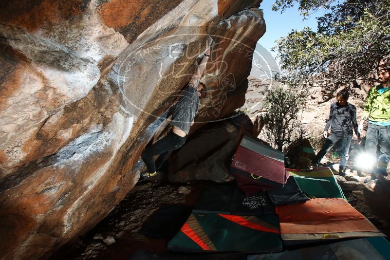 Bouldering in Hueco Tanks on 02/14/2020 with Blue Lizard Climbing and Yoga

Filename: SRM_20200214_1311410.jpg
Aperture: f/8.0
Shutter Speed: 1/250
Body: Canon EOS-1D Mark II
Lens: Canon EF 16-35mm f/2.8 L