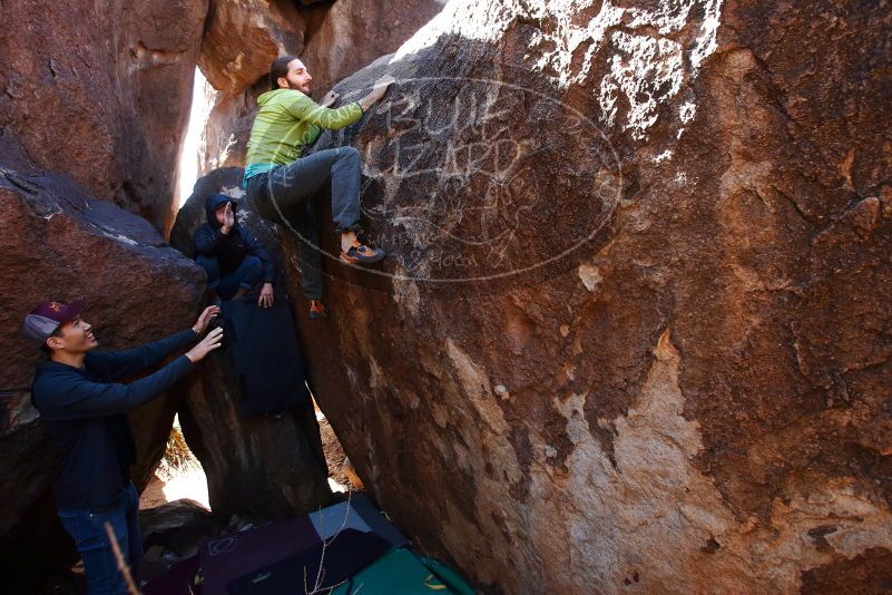 Bouldering in Hueco Tanks on 02/14/2020 with Blue Lizard Climbing and Yoga

Filename: SRM_20200214_1341390.jpg
Aperture: f/5.0
Shutter Speed: 1/250
Body: Canon EOS-1D Mark II
Lens: Canon EF 16-35mm f/2.8 L