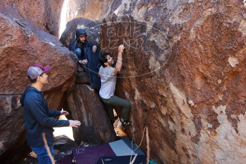 Bouldering in Hueco Tanks on 02/14/2020 with Blue Lizard Climbing and Yoga

Filename: SRM_20200214_1343020.jpg
Aperture: f/4.0
Shutter Speed: 1/250
Body: Canon EOS-1D Mark II
Lens: Canon EF 16-35mm f/2.8 L