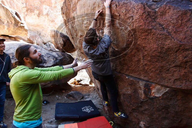 Bouldering in Hueco Tanks on 02/14/2020 with Blue Lizard Climbing and Yoga

Filename: SRM_20200214_1351090.jpg
Aperture: f/5.0
Shutter Speed: 1/250
Body: Canon EOS-1D Mark II
Lens: Canon EF 16-35mm f/2.8 L