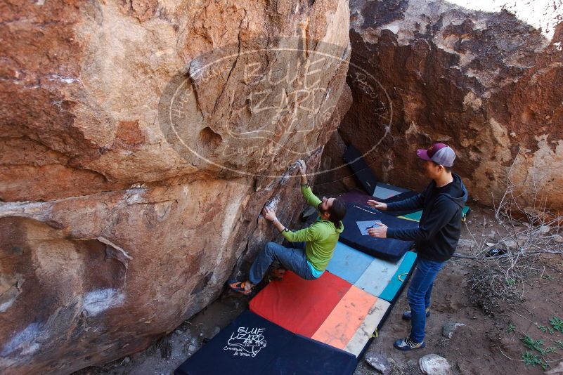 Bouldering in Hueco Tanks on 02/14/2020 with Blue Lizard Climbing and Yoga

Filename: SRM_20200214_1351520.jpg
Aperture: f/5.0
Shutter Speed: 1/250
Body: Canon EOS-1D Mark II
Lens: Canon EF 16-35mm f/2.8 L