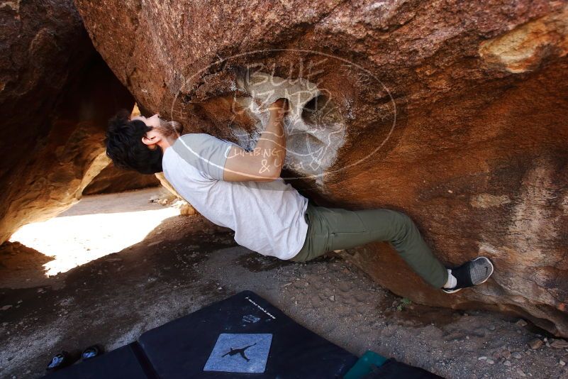 Bouldering in Hueco Tanks on 02/14/2020 with Blue Lizard Climbing and Yoga

Filename: SRM_20200214_1451140.jpg
Aperture: f/4.5
Shutter Speed: 1/320
Body: Canon EOS-1D Mark II
Lens: Canon EF 16-35mm f/2.8 L