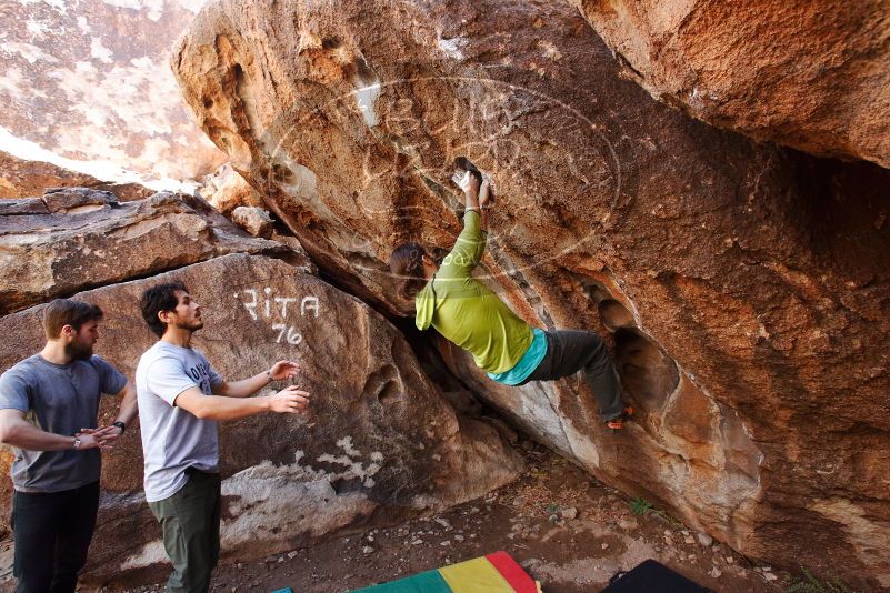 Bouldering in Hueco Tanks on 02/14/2020 with Blue Lizard Climbing and Yoga

Filename: SRM_20200214_1511570.jpg
Aperture: f/5.0
Shutter Speed: 1/250
Body: Canon EOS-1D Mark II
Lens: Canon EF 16-35mm f/2.8 L