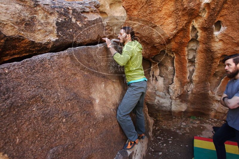 Bouldering in Hueco Tanks on 02/14/2020 with Blue Lizard Climbing and Yoga

Filename: SRM_20200214_1514100.jpg
Aperture: f/4.5
Shutter Speed: 1/250
Body: Canon EOS-1D Mark II
Lens: Canon EF 16-35mm f/2.8 L