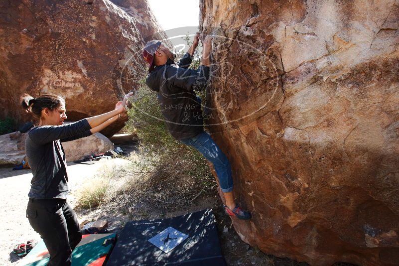 Bouldering in Hueco Tanks on 02/14/2020 with Blue Lizard Climbing and Yoga

Filename: SRM_20200214_1519010.jpg
Aperture: f/7.1
Shutter Speed: 1/250
Body: Canon EOS-1D Mark II
Lens: Canon EF 16-35mm f/2.8 L