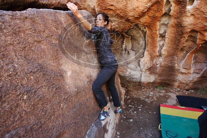 Bouldering in Hueco Tanks on 02/14/2020 with Blue Lizard Climbing and Yoga

Filename: SRM_20200214_1523180.jpg
Aperture: f/4.5
Shutter Speed: 1/250
Body: Canon EOS-1D Mark II
Lens: Canon EF 16-35mm f/2.8 L