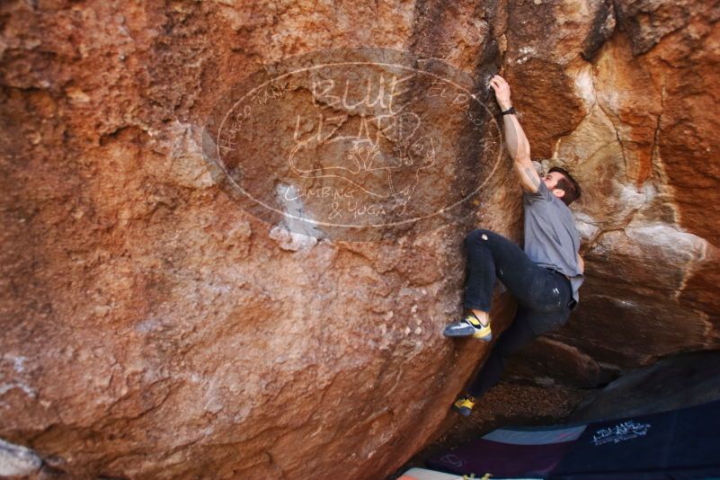 Bouldering in Hueco Tanks on 02/14/2020 with Blue Lizard Climbing and Yoga

Filename: SRM_20200214_1603150.jpg
Aperture: f/4.0
Shutter Speed: 1/250
Body: Canon EOS-1D Mark II
Lens: Canon EF 16-35mm f/2.8 L