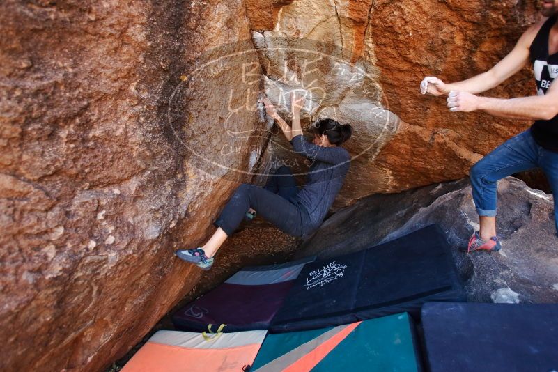 Bouldering in Hueco Tanks on 02/14/2020 with Blue Lizard Climbing and Yoga

Filename: SRM_20200214_1607350.jpg
Aperture: f/3.5
Shutter Speed: 1/250
Body: Canon EOS-1D Mark II
Lens: Canon EF 16-35mm f/2.8 L