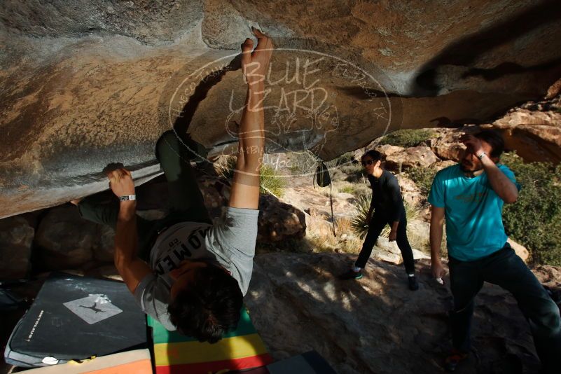 Bouldering in Hueco Tanks on 02/14/2020 with Blue Lizard Climbing and Yoga

Filename: SRM_20200214_1653330.jpg
Aperture: f/8.0
Shutter Speed: 1/250
Body: Canon EOS-1D Mark II
Lens: Canon EF 16-35mm f/2.8 L