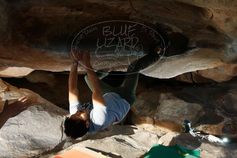 Bouldering in Hueco Tanks on 02/14/2020 with Blue Lizard Climbing and Yoga

Filename: SRM_20200214_1701230.jpg
Aperture: f/8.0
Shutter Speed: 1/250
Body: Canon EOS-1D Mark II
Lens: Canon EF 16-35mm f/2.8 L