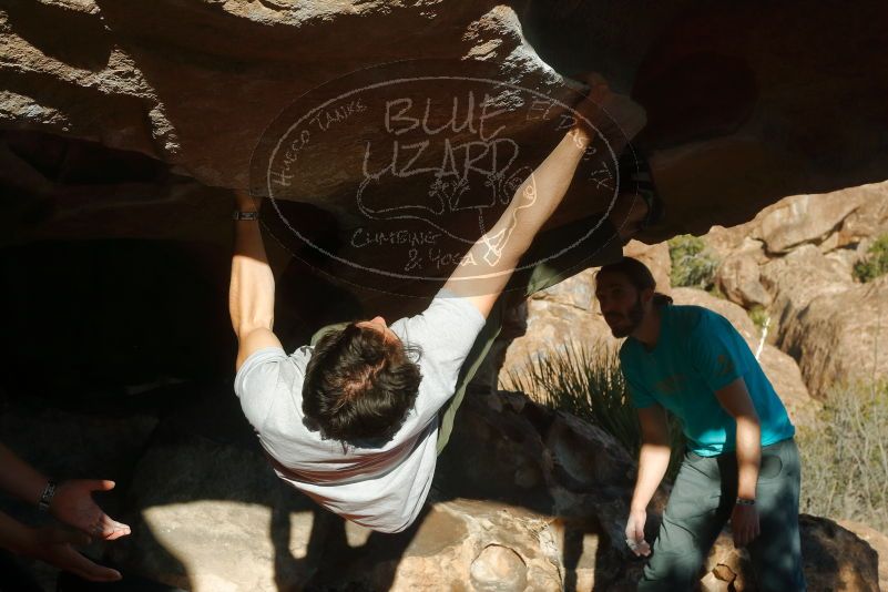 Bouldering in Hueco Tanks on 02/14/2020 with Blue Lizard Climbing and Yoga

Filename: SRM_20200214_1728180.jpg
Aperture: f/9.0
Shutter Speed: 1/250
Body: Canon EOS-1D Mark II
Lens: Canon EF 50mm f/1.8 II