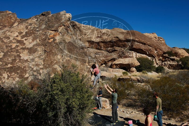 Bouldering in Hueco Tanks on 02/16/2020 with Blue Lizard Climbing and Yoga

Filename: SRM_20200216_1100590.jpg
Aperture: f/8.0
Shutter Speed: 1/500
Body: Canon EOS-1D Mark II
Lens: Canon EF 16-35mm f/2.8 L