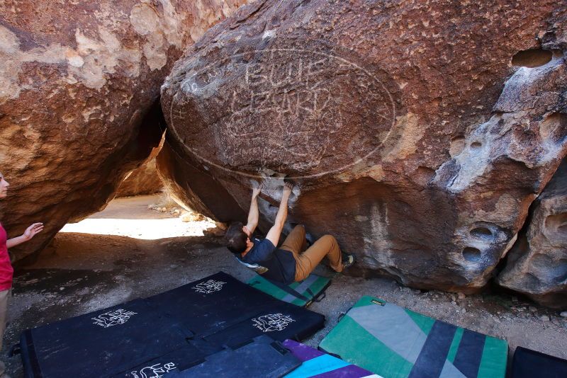 Bouldering in Hueco Tanks on 02/16/2020 with Blue Lizard Climbing and Yoga

Filename: SRM_20200216_1102300.jpg
Aperture: f/5.6
Shutter Speed: 1/250
Body: Canon EOS-1D Mark II
Lens: Canon EF 16-35mm f/2.8 L