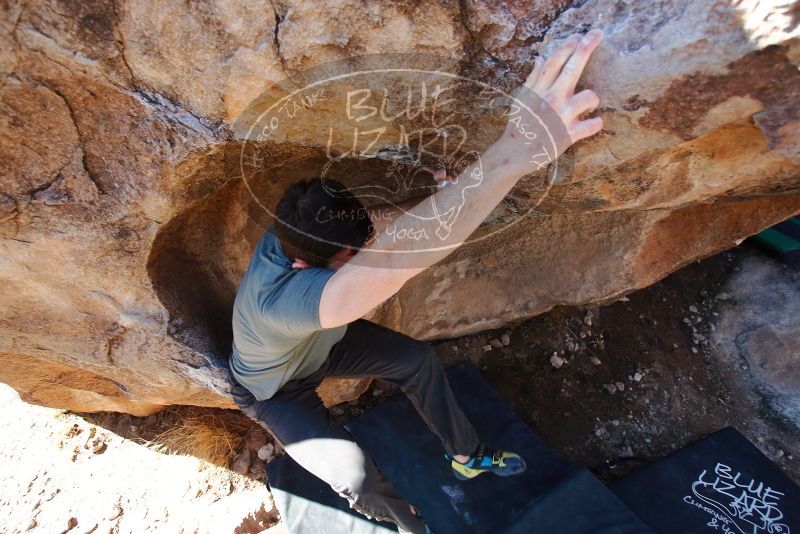 Bouldering in Hueco Tanks on 02/16/2020 with Blue Lizard Climbing and Yoga

Filename: SRM_20200216_1115560.jpg
Aperture: f/4.0
Shutter Speed: 1/250
Body: Canon EOS-1D Mark II
Lens: Canon EF 16-35mm f/2.8 L