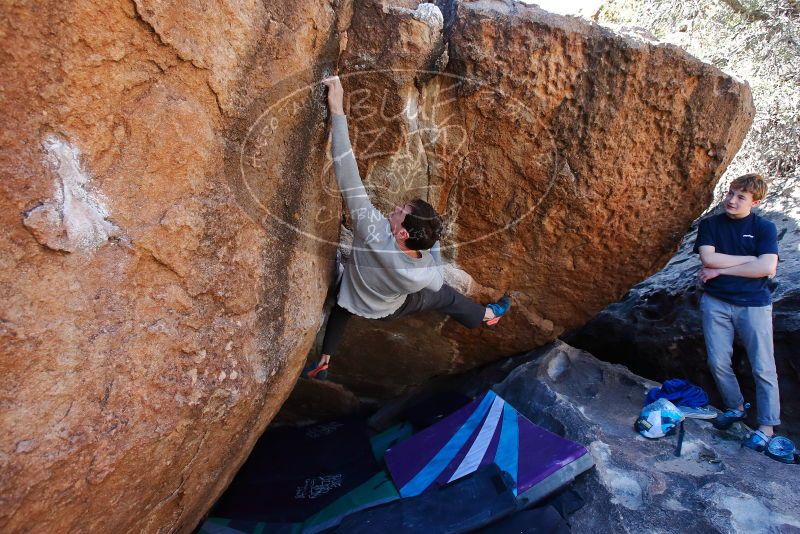 Bouldering in Hueco Tanks on 02/16/2020 with Blue Lizard Climbing and Yoga

Filename: SRM_20200216_1124571.jpg
Aperture: f/5.6
Shutter Speed: 1/320
Body: Canon EOS-1D Mark II
Lens: Canon EF 16-35mm f/2.8 L