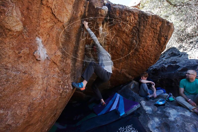 Bouldering in Hueco Tanks on 02/16/2020 with Blue Lizard Climbing and Yoga

Filename: SRM_20200216_1136530.jpg
Aperture: f/7.1
Shutter Speed: 1/250
Body: Canon EOS-1D Mark II
Lens: Canon EF 16-35mm f/2.8 L