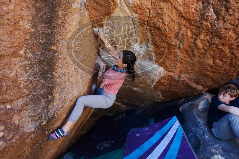 Bouldering in Hueco Tanks on 02/16/2020 with Blue Lizard Climbing and Yoga

Filename: SRM_20200216_1141090.jpg
Aperture: f/5.6
Shutter Speed: 1/250
Body: Canon EOS-1D Mark II
Lens: Canon EF 16-35mm f/2.8 L