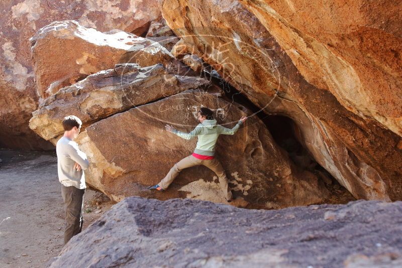 Bouldering in Hueco Tanks on 02/16/2020 with Blue Lizard Climbing and Yoga

Filename: SRM_20200216_1249200.jpg
Aperture: f/6.3
Shutter Speed: 1/250
Body: Canon EOS-1D Mark II
Lens: Canon EF 16-35mm f/2.8 L