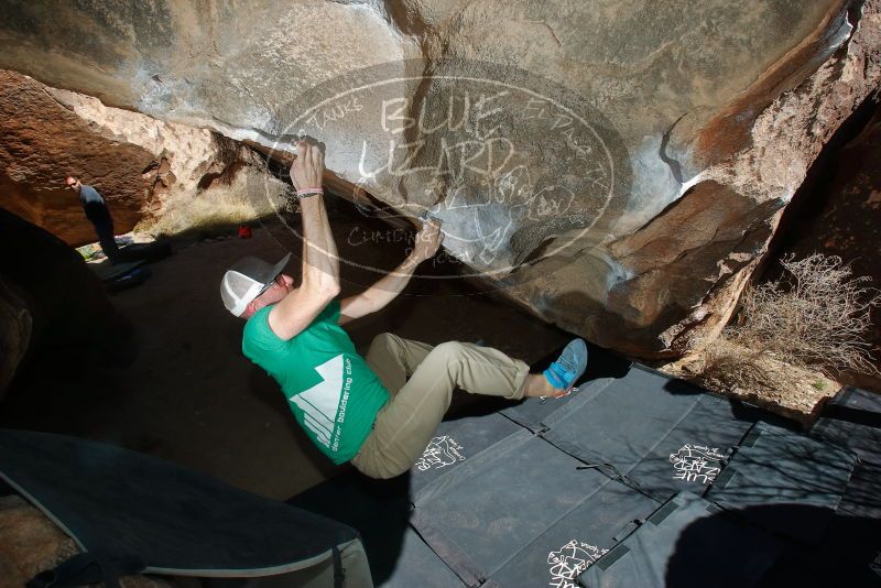 Bouldering in Hueco Tanks on 02/16/2020 with Blue Lizard Climbing and Yoga

Filename: SRM_20200216_1347040.jpg
Aperture: f/8.0
Shutter Speed: 1/250
Body: Canon EOS-1D Mark II
Lens: Canon EF 16-35mm f/2.8 L