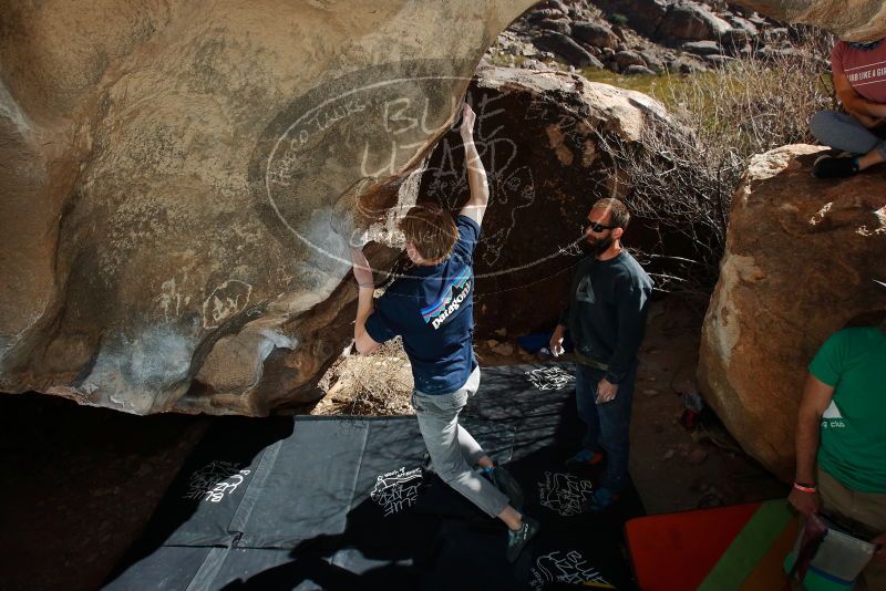 Bouldering in Hueco Tanks on 02/16/2020 with Blue Lizard Climbing and Yoga

Filename: SRM_20200216_1355300.jpg
Aperture: f/8.0
Shutter Speed: 1/250
Body: Canon EOS-1D Mark II
Lens: Canon EF 16-35mm f/2.8 L