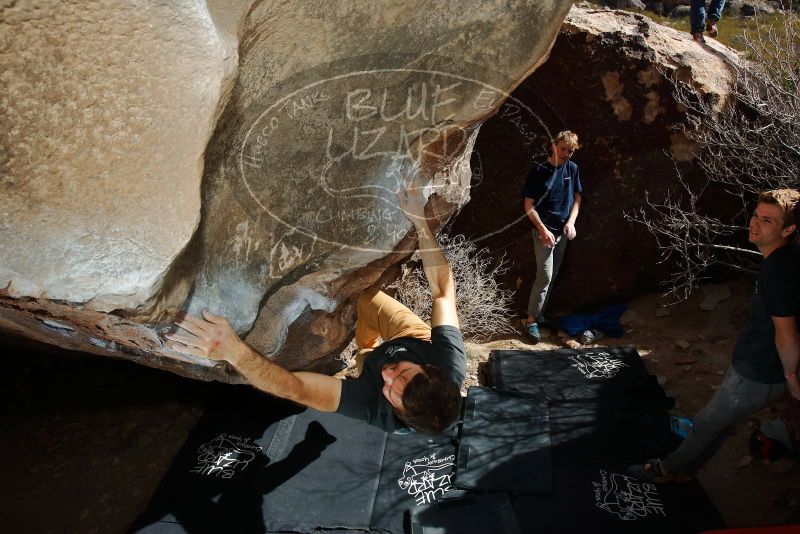 Bouldering in Hueco Tanks on 02/16/2020 with Blue Lizard Climbing and Yoga

Filename: SRM_20200216_1404170.jpg
Aperture: f/8.0
Shutter Speed: 1/250
Body: Canon EOS-1D Mark II
Lens: Canon EF 16-35mm f/2.8 L