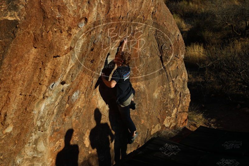 Bouldering in Hueco Tanks on 02/16/2020 with Blue Lizard Climbing and Yoga

Filename: SRM_20200216_1817440.jpg
Aperture: f/5.0
Shutter Speed: 1/400
Body: Canon EOS-1D Mark II
Lens: Canon EF 50mm f/1.8 II