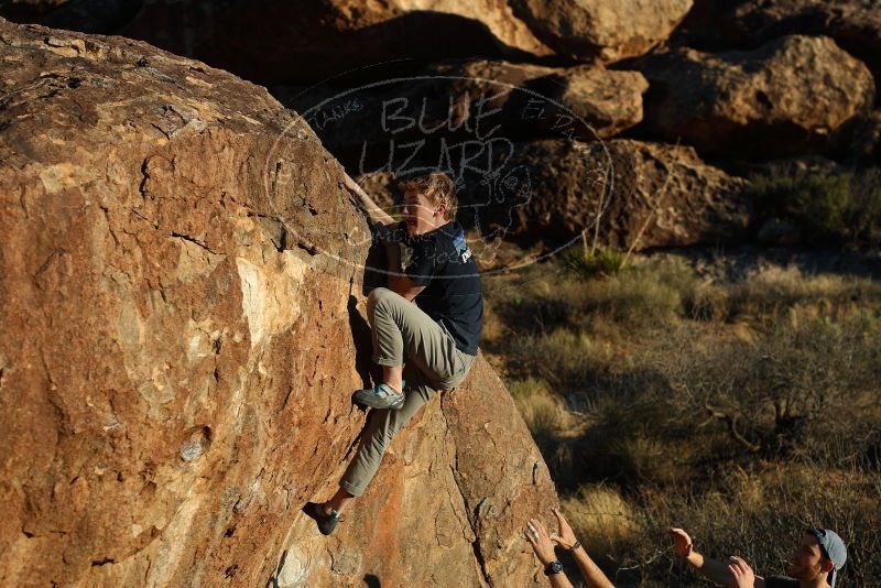 Bouldering in Hueco Tanks on 02/16/2020 with Blue Lizard Climbing and Yoga

Filename: SRM_20200216_1818460.jpg
Aperture: f/4.0
Shutter Speed: 1/400
Body: Canon EOS-1D Mark II
Lens: Canon EF 50mm f/1.8 II