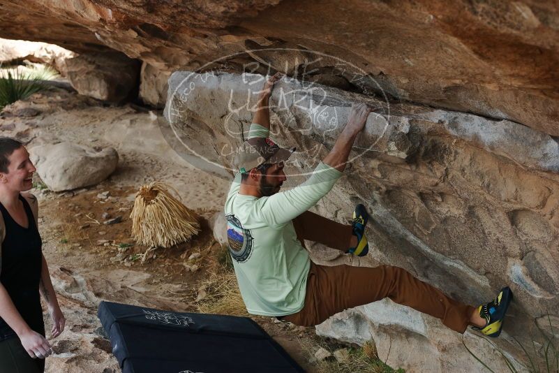 Bouldering in Hueco Tanks on 02/17/2020 with Blue Lizard Climbing and Yoga

Filename: SRM_20200217_1159090.jpg
Aperture: f/5.6
Shutter Speed: 1/250
Body: Canon EOS-1D Mark II
Lens: Canon EF 50mm f/1.8 II