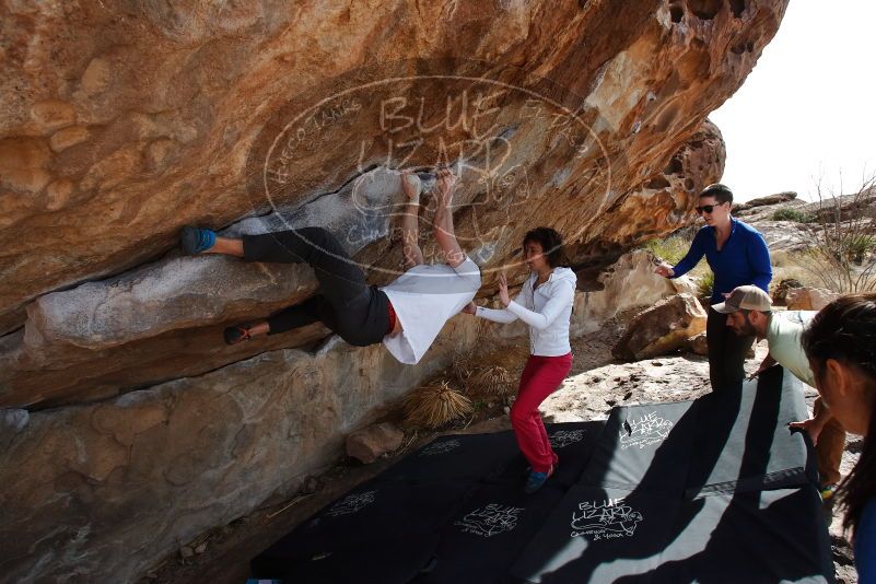 Bouldering in Hueco Tanks on 02/17/2020 with Blue Lizard Climbing and Yoga

Filename: SRM_20200217_1357090.jpg
Aperture: f/5.6
Shutter Speed: 1/800
Body: Canon EOS-1D Mark II
Lens: Canon EF 16-35mm f/2.8 L