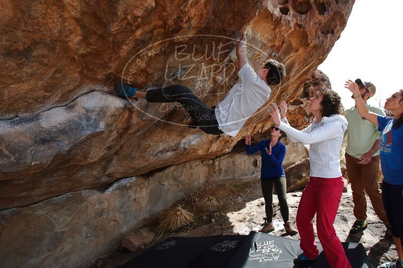 Bouldering in Hueco Tanks on 02/17/2020 with Blue Lizard Climbing and Yoga

Filename: SRM_20200217_1357270.jpg
Aperture: f/5.6
Shutter Speed: 1/800
Body: Canon EOS-1D Mark II
Lens: Canon EF 16-35mm f/2.8 L