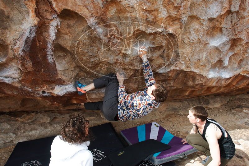 Bouldering in Hueco Tanks on 02/17/2020 with Blue Lizard Climbing and Yoga

Filename: SRM_20200217_1438110.jpg
Aperture: f/6.3
Shutter Speed: 1/320
Body: Canon EOS-1D Mark II
Lens: Canon EF 16-35mm f/2.8 L