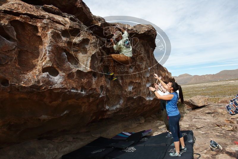 Bouldering in Hueco Tanks on 02/17/2020 with Blue Lizard Climbing and Yoga

Filename: SRM_20200217_1444000.jpg
Aperture: f/9.0
Shutter Speed: 1/400
Body: Canon EOS-1D Mark II
Lens: Canon EF 16-35mm f/2.8 L