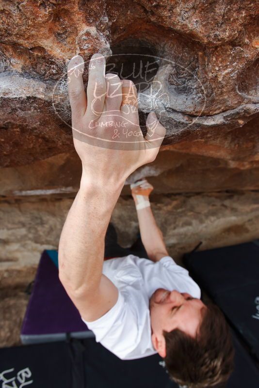 Bouldering in Hueco Tanks on 02/17/2020 with Blue Lizard Climbing and Yoga

Filename: SRM_20200217_1458451.jpg
Aperture: f/5.6
Shutter Speed: 1/320
Body: Canon EOS-1D Mark II
Lens: Canon EF 16-35mm f/2.8 L