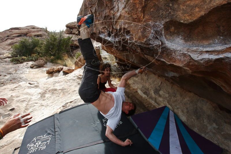 Bouldering in Hueco Tanks on 02/17/2020 with Blue Lizard Climbing and Yoga

Filename: SRM_20200217_1505350.jpg
Aperture: f/7.1
Shutter Speed: 1/320
Body: Canon EOS-1D Mark II
Lens: Canon EF 16-35mm f/2.8 L