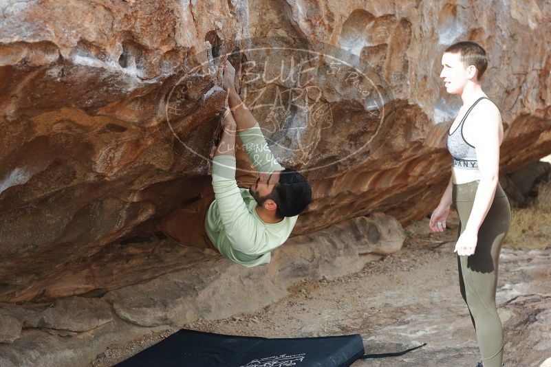 Bouldering in Hueco Tanks on 02/17/2020 with Blue Lizard Climbing and Yoga

Filename: SRM_20200217_1523351.jpg
Aperture: f/4.5
Shutter Speed: 1/400
Body: Canon EOS-1D Mark II
Lens: Canon EF 50mm f/1.8 II