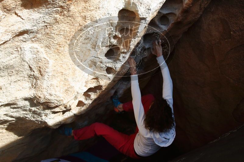 Bouldering in Hueco Tanks on 02/17/2020 with Blue Lizard Climbing and Yoga

Filename: SRM_20200217_1635590.jpg
Aperture: f/6.3
Shutter Speed: 1/320
Body: Canon EOS-1D Mark II
Lens: Canon EF 16-35mm f/2.8 L