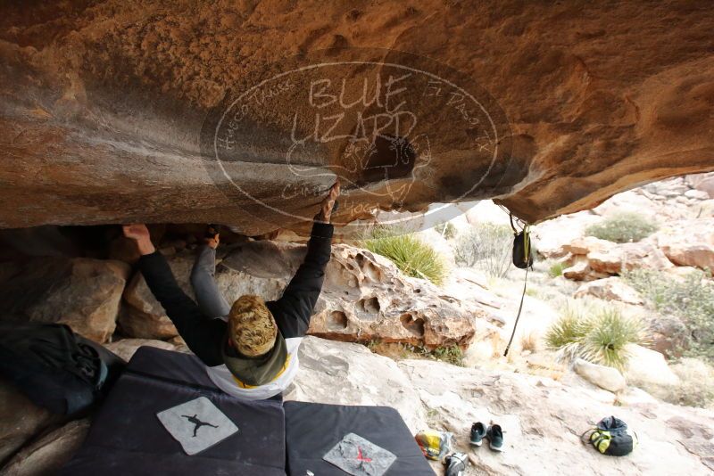 Bouldering in Hueco Tanks on 02/21/2020 with Blue Lizard Climbing and Yoga

Filename: SRM_20200221_1058261.jpg
Aperture: f/6.3
Shutter Speed: 1/250
Body: Canon EOS-1D Mark II
Lens: Canon EF 16-35mm f/2.8 L