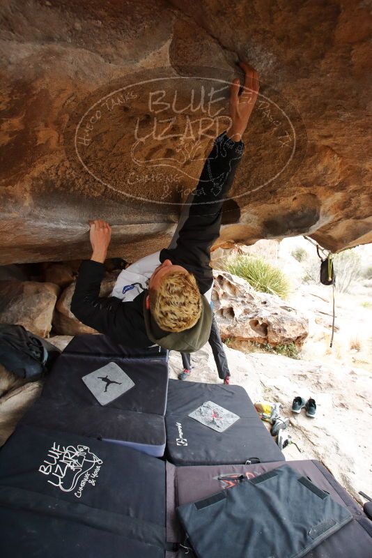 Bouldering in Hueco Tanks on 02/21/2020 with Blue Lizard Climbing and Yoga

Filename: SRM_20200221_1058380.jpg
Aperture: f/5.0
Shutter Speed: 1/250
Body: Canon EOS-1D Mark II
Lens: Canon EF 16-35mm f/2.8 L