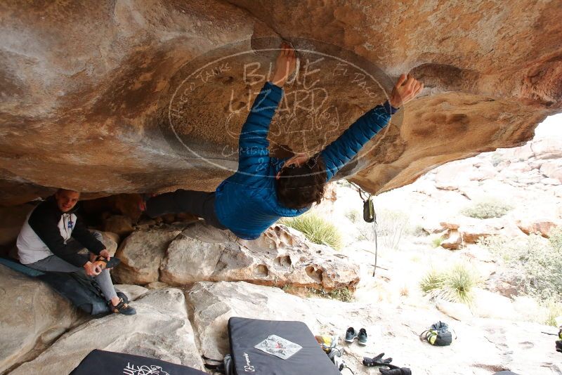 Bouldering in Hueco Tanks on 02/21/2020 with Blue Lizard Climbing and Yoga

Filename: SRM_20200221_1100350.jpg
Aperture: f/5.0
Shutter Speed: 1/250
Body: Canon EOS-1D Mark II
Lens: Canon EF 16-35mm f/2.8 L